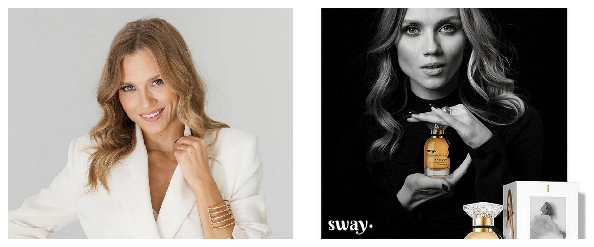 Agnieszka Kaczorowska wprowadza na rynek markę perfum SWAY.